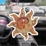 Mosaics Sun Moon wall decoration pendant popular style car incense car perfume perfume lasting fragrance pendant air outlet frag