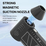 Cordless Car Vacuum Cleaner Handheld Rechargeable Electric Vacuum with 3 Speed Settings 110000 RPM High Power Air Blower Jet Dry Compressed Air Duster for Car Interior Cleaning Portable Auto Vacuum Cleaner for SUV Truck Dashb
