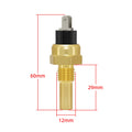 Car Water Temperature Sensor 12mm to 21mm NPT Thread | Automotive Coolant Temp Gaug additional angle