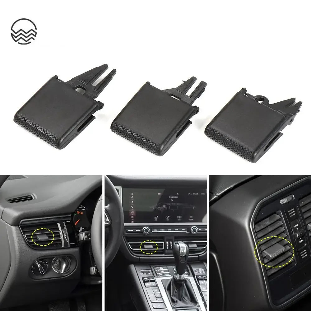 95B819110D Car Front Rear AC Air Vent Outlet Tab Clip Repair Kit Air Conditioning Vent Outlet Clip For Porsche Macan 2018-2021