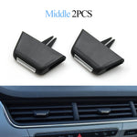 For Audi Q7 Car Dashboard Front Left Right Middle Air Conditioner AC Vent Grille Outlet Slider Tab Clip Repair Kit 2016-2019