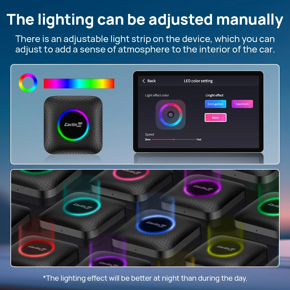 2026 CarlinKit CarPlay AI Box | Android 13.0 QCM6225 8-Core Wireless CarPlay Adapte additional angle