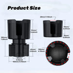 Upgraded Car Cup Holder Expander with Adjustable Base | Stable Auto Bottle Support fo alternate view