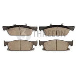 THREEON Front Ceramic Brake Pads for GAC Trumpchi GS8 2.0T 2016-2022 | Quick Stop Perf close-up view