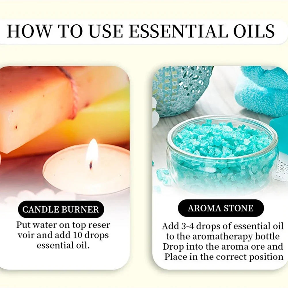 13 Flavors Essential Oils Set for Diffuser | 10ml Aroma Kit for Home lifestyle view