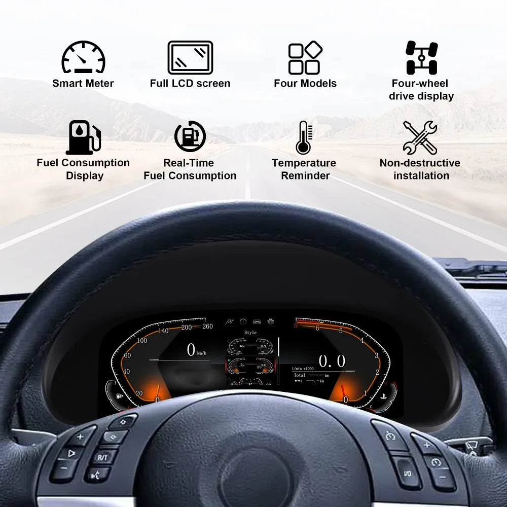 Cluster Dashboard for BMW E53 X5 1999-2005 E39 5 Series 1995-2004 E38 7 Series 1994-20 close-up view