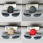 Leather Sunglasses Holder for Car Sunshade lifestyle view
