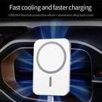 15W Qi Car Charger | Magnetic Wireless Car Mount for iPhone 12/13 Pro lifestyle view