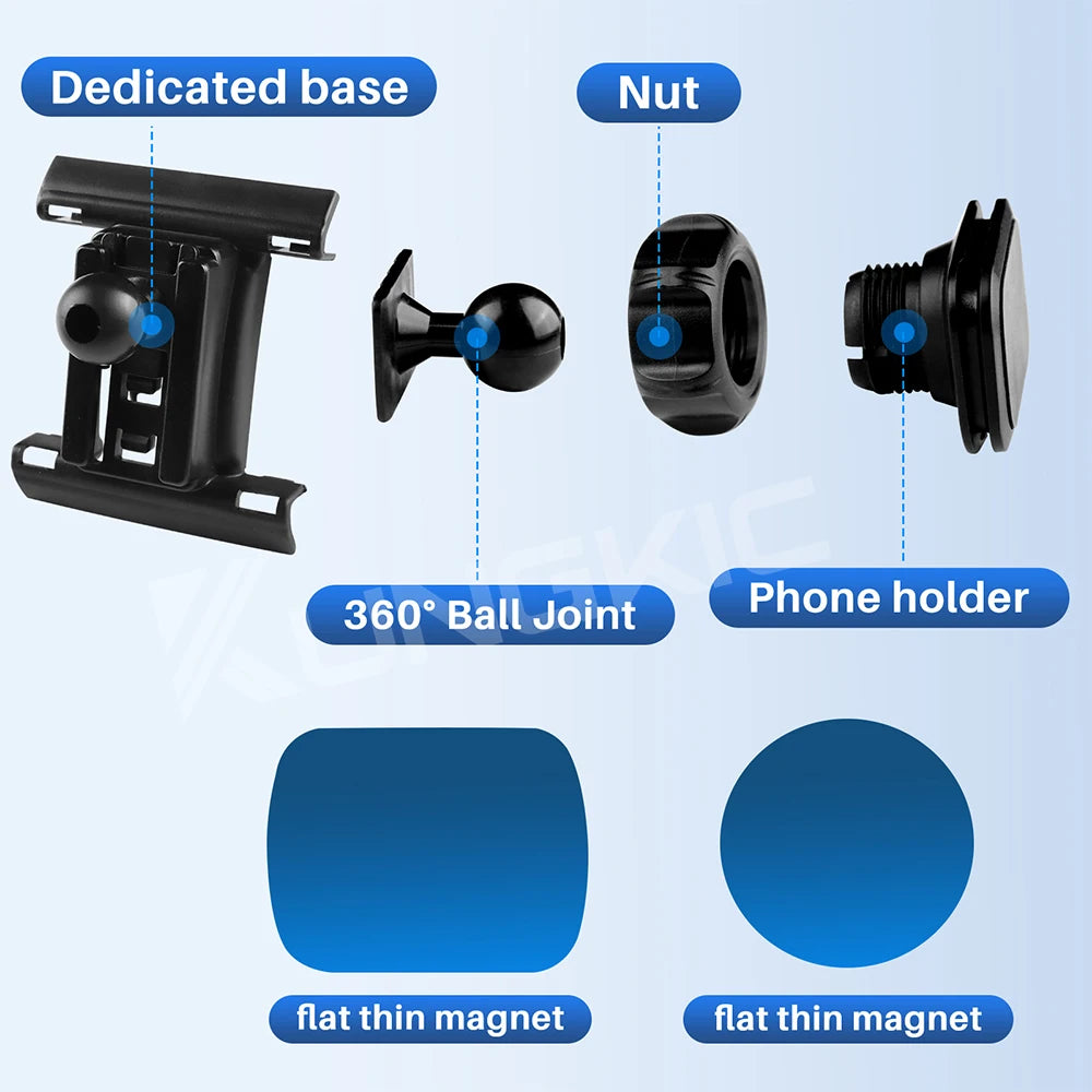 For Dacia Sandero 3/Sandero Stepway III/Dacia Jogger 2021 2022 2023 2024 2025 Gravity Magnetic Phone Holder Bracket GPS Stand