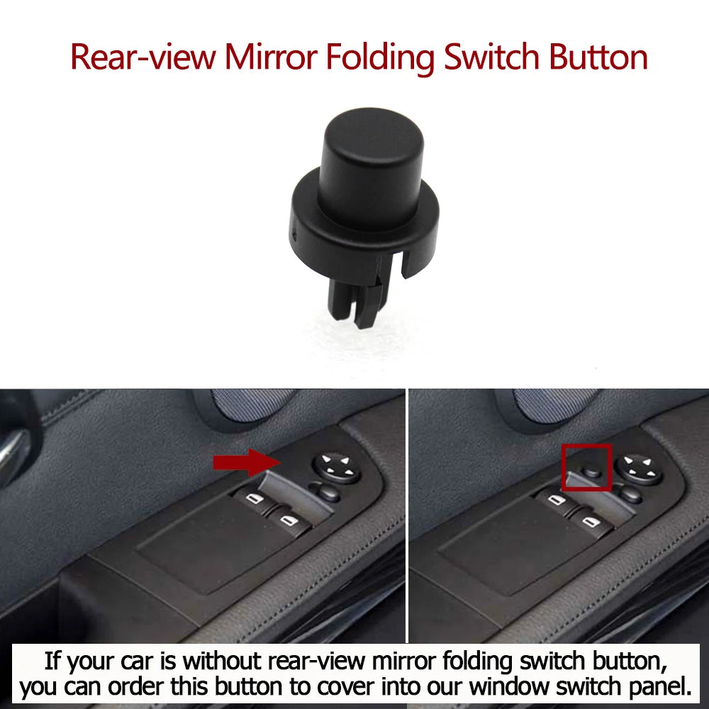 LHD Left Hand Driver Interior Door Armrest Panel Cover Trim Pull Handle For BMW 3 Ser alternate view