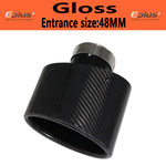 Oval Gloss Carbon Fiber Universal Car Muffler Tip Exhaust Pipe Nozzle Decoration | St lifestyle view