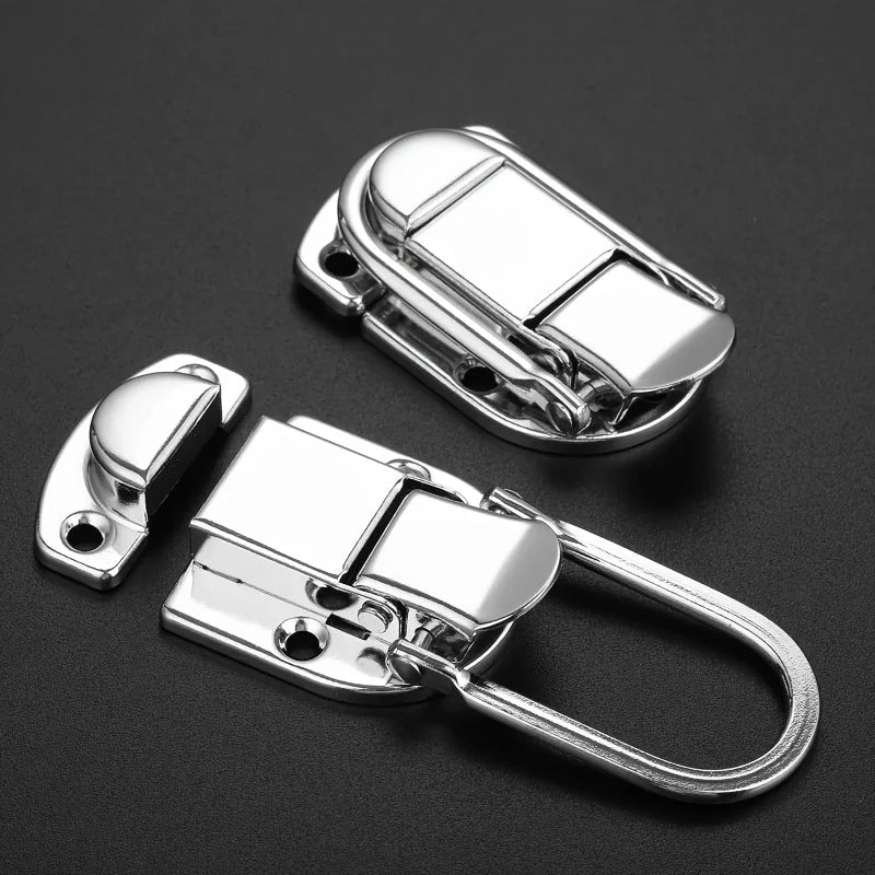 2 Set Vintage Jewelry Wood Box Hasps Drawer Latches Decorative Suitcases Hasp Latch Buckle Clasp for