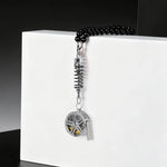 metal Car Mirror Rearview Pendant Auto Interior Decor Pendants Aluminum Wheel With Sh alternate view