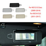 For Mercedes W212 Car Sun Shade Visor Makeup Cosmetic Mirror Cover Replacement For Benz E class E200 E260 E300 E400 2128108100