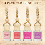 4 Pack Hanging Car Air Freshener & Diffuser | 120-Day Long-Lasting Fragrance Variety lifestyle view