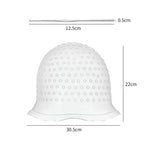Silicone Cap for Scratches Hair Painting Hat for Scratches Silicone Meches Hair Coloring detail view