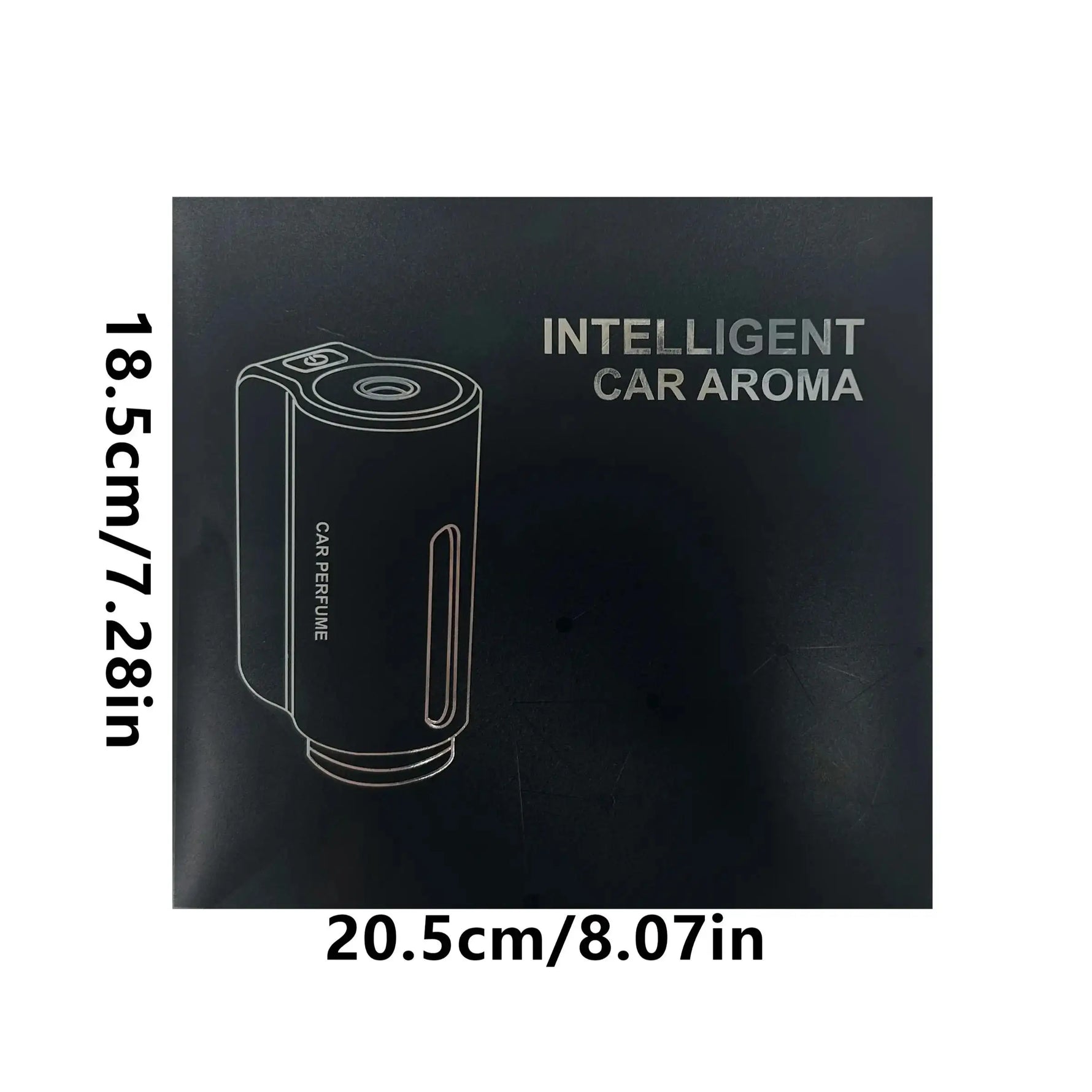 Car air freshener, three intensity adjustable, car aroma diffuser, portable freshener perfume fragrance