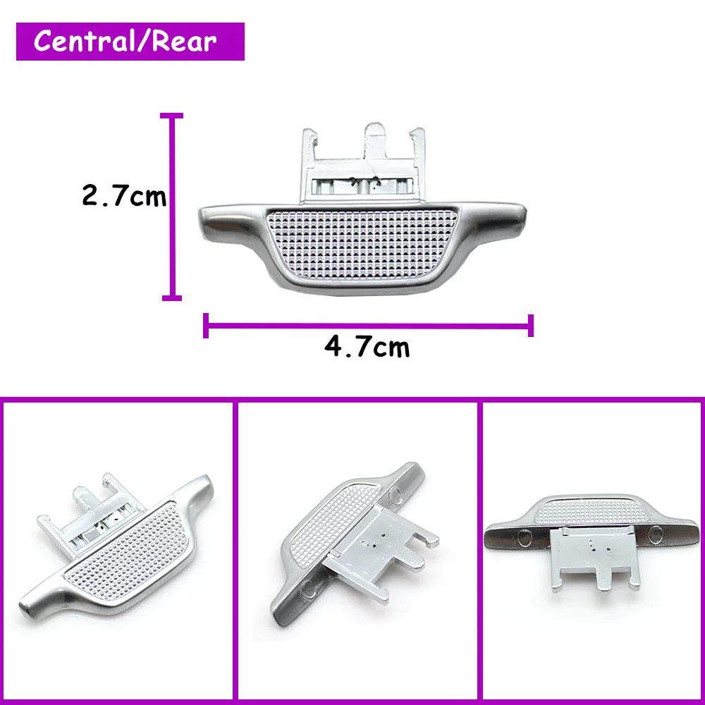 W223 Car Interior Left Right Middle Rear Pillar B AC Vent Grille Air Conditioning Outlet Grille Slider Clip For Benz S Class