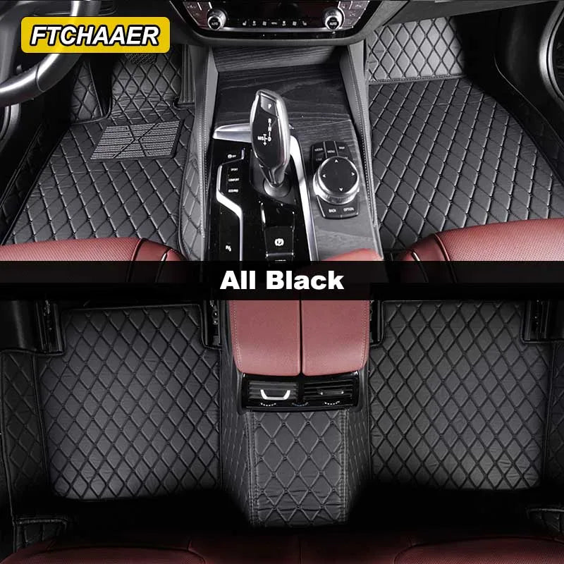Custom Car Floor Mats For Wuling MINI EV Auto Carpets Foot Coche Accessories