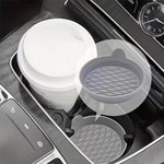 2-Piece Silicone Car Coasters – Non-Slip, Heat-Resistant, Interior Accessories, Gra additional angle