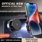 K009 Car Phone Holder | Strong Magnetic Vacuum Suction Bracket for Car, Kitchen, Gym