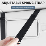 Car Sun Visor Organizer with Glasses Holder, Card & Pen Pockets