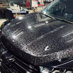 Glossy Laser Forged Carbon Fiber Vinyl Wrap Self-Adhesive Car Sticker Waterproof for lifestyle view