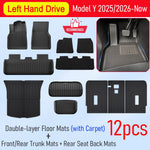 Tesla Model Y Juniper 2025–2026 Floor Mats | Cargo Liner, Trunk, Backrest & Kick Pads lifestyle view