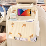 Car Seat Back Organizer Multifunctional Storage Bag Auto Rear Seat Hanging Pouch for Car detail view