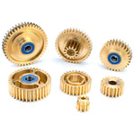 RC Truck Metal Brass Gearbox Gear Set for 1/14 Tamiya SCANIA 770S R620 VOLVO 3363 185 alternate view