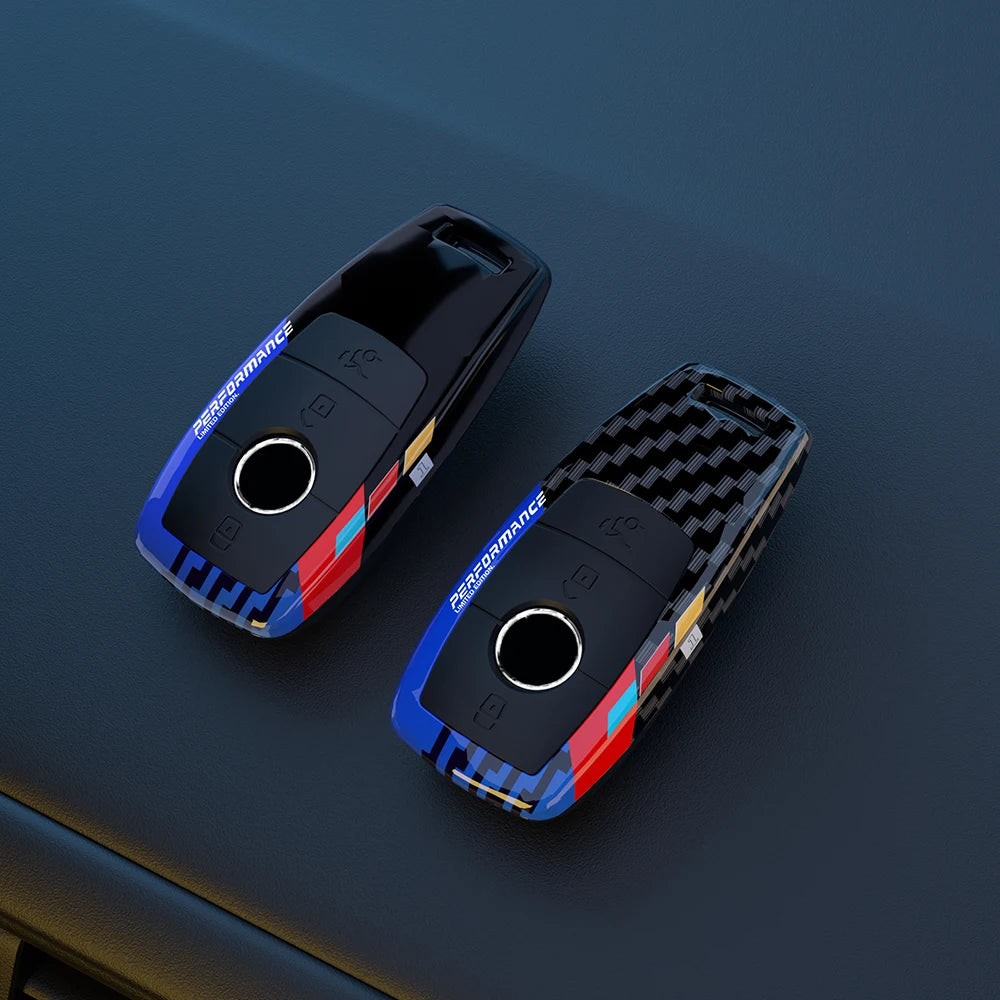 Fashion Car Remote Key Case Cover For Mercedes Benz A C E S G Class GLC CLE CLA GLB GLS W177 W205 W213 W222 X167 AMG