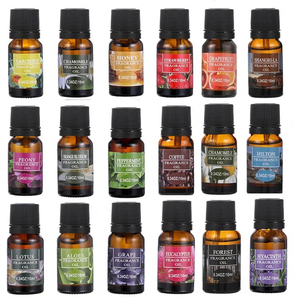 10ml Car Perfume Refill Air Freshener | Natural Plant Essential Oil Aroma Diffuser