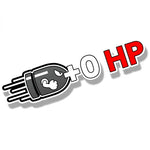 Car Stickers Creative Plus Horsepower Body Stickers + 100HP Full of Blood Scratches Decorative Stickers