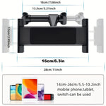 Car Tablet Holder, Headrest Tablet Mount Headrest Stand Cradle Compatible With Devices For IPad Air Mini, Other 4.7-12.9" Cell