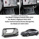 Center Console Screen Under Storage Box | For Tesla Model YL/3/Y Juniper 2019-2026