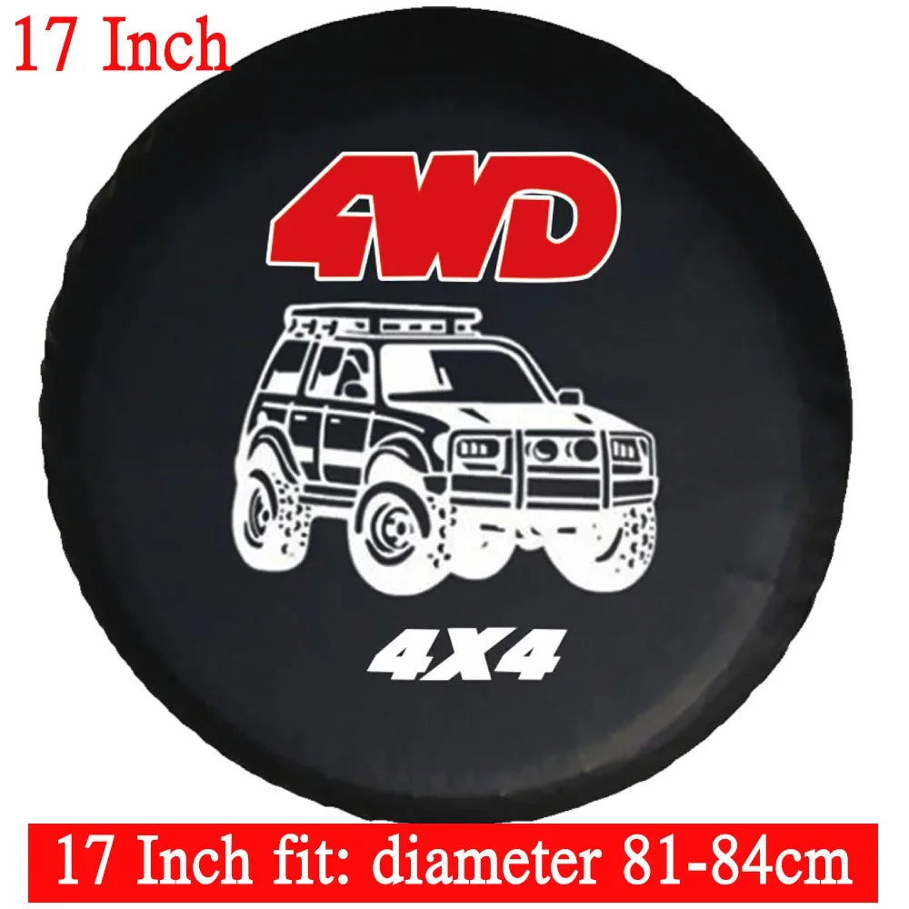 Auto Car Spare Wheel Cover | PVC Tire Protector for 14 15 16 Inch SUV detail view