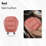 New Car Seat Cushion Waist Cushion for Most Cars Breathable and Ventilated Nappa Leather All Season Seat Cushion
