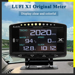 Lufi X1 Revolution OBD2 Smart Digital Gauge | Multi-Engine Data Display for Cars