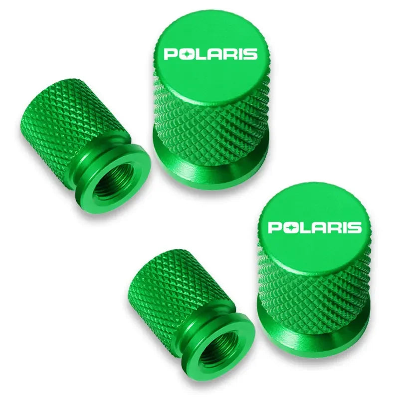 4pcs Waterproof Car Tire Valve Caps | Universal Tire Stem Covers for Polaris Vehicl additional angle
