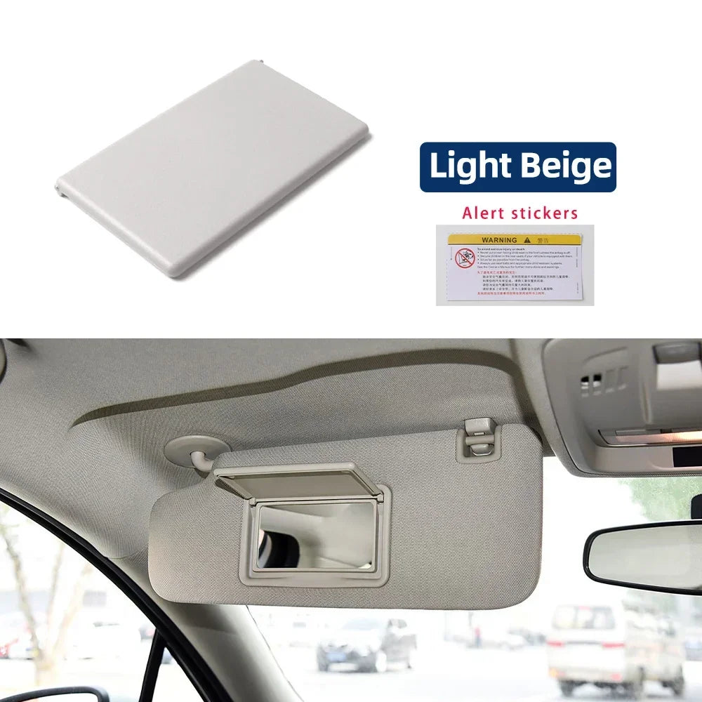 Car Sun visor without Light Mirror Cover Vanity Mirror Decorative Cover For Chevrolet Malibu XL Malibu Buick Excelle GX GT
