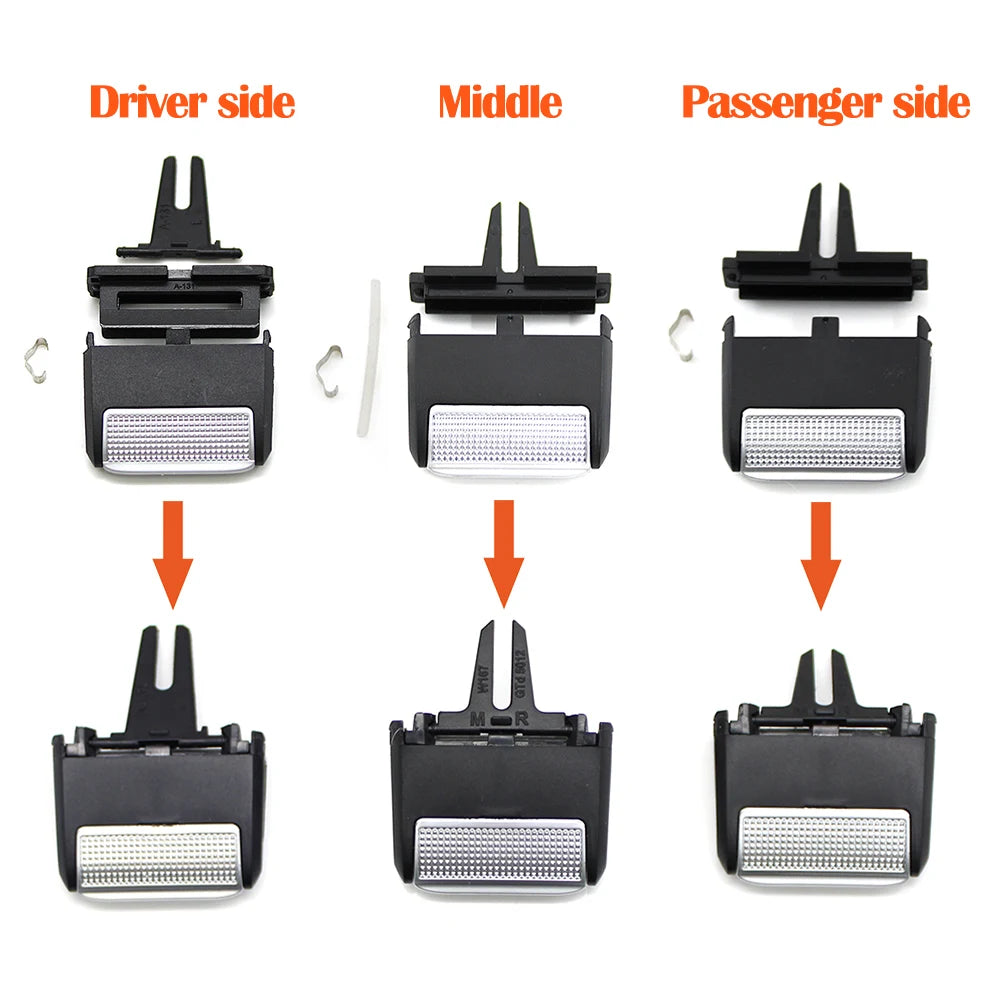 Car Air Conditioner Central Left Right AC Vent Grille Tab Clip Outlet Repair Kit For Mercedes Benz GLE GLS W167 2020-2025