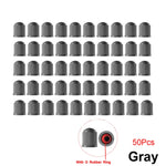 10/25/50/100Pcs Universal Plastic Tire Valve Caps for Cars, Trucks, Motorcycles, and lifestyle view