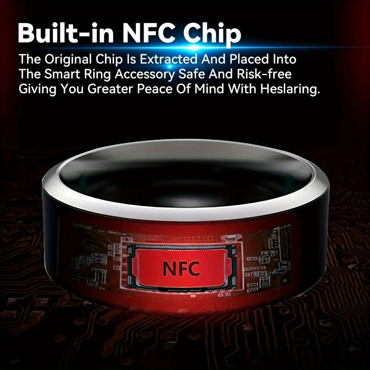 Smart Ring Accessory for Tesla for Model 3/Y/X/S RFlD Technology Key Card Key Fob Replac detail view