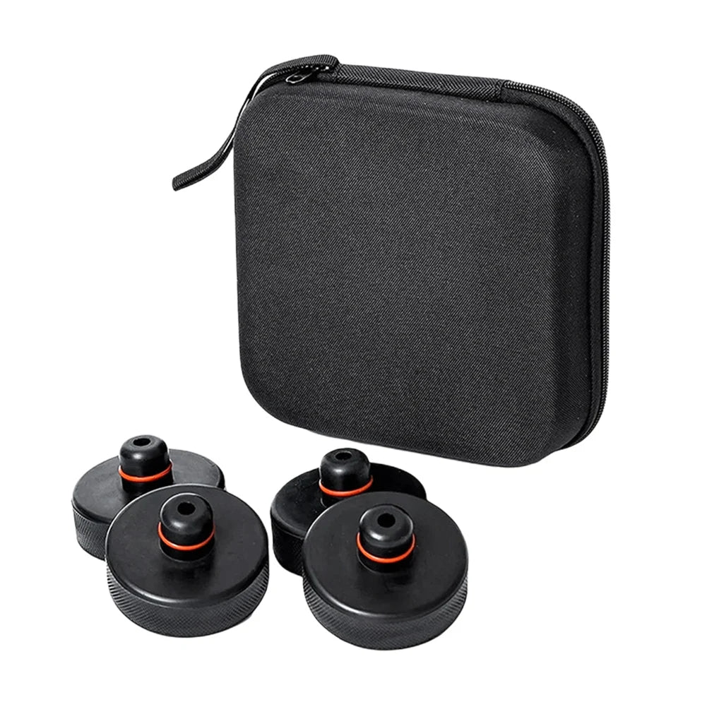 1/4Pcs Car Jacks Rubber Mat Hard-wearing Lifting Jack Soft Pad Car Jack Rubber Suppor lifestyle view