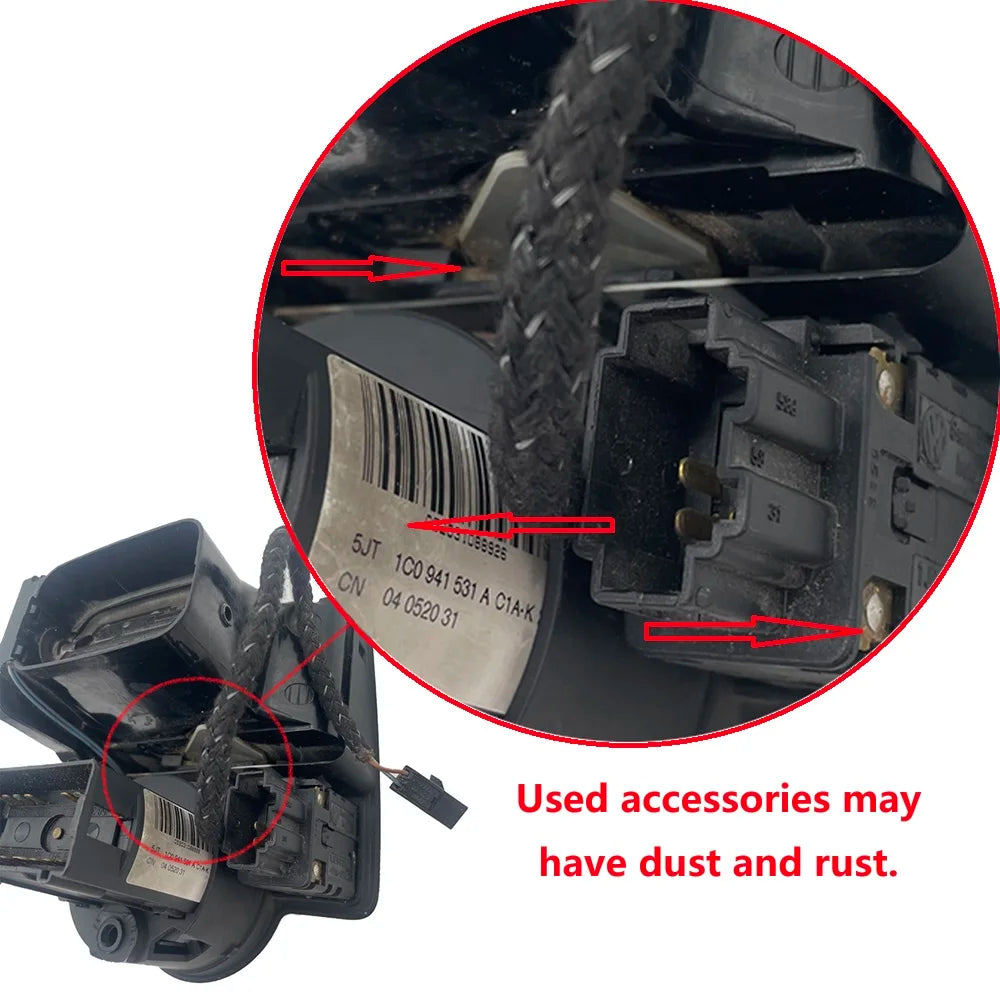 Ruili350 second hand parts instrument air outlet central air-conditioning outlet FOR MK4 golf 4 1J1819710B Dashboard Air Outlet