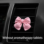 Car Air Freshener Bow-knot Car Perfume Car-styling Natural Smell Air Conditioner Outlet Clip Fragrance Auto Accessories