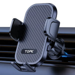 TOPK Car Phone Holder Mount | Air Vent Hands-Free Cradle for 4 to 7 Inch Phones alternate view