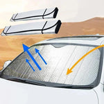 Car Front and Rear Sun Visors Car Windshield Summer Sun Protection Heat Insulation Window Sunshade C