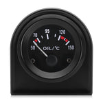 52mm 12V Car Gauge Set | Water Temp Oil Temp Oil Press Fuel Voltage Meter alternate view