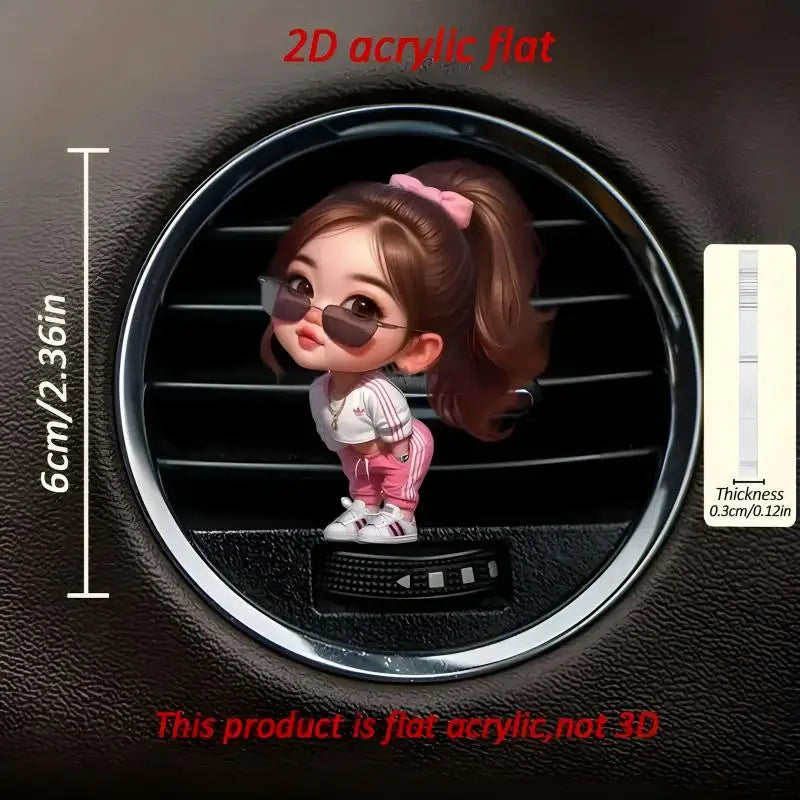 Car Outlet Vent Perfume Clips | 2D Air Freshener Diffuser for Car Interior Decoration alternate view